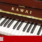 中古ピアノ カワイ(KAWAI K114S) 高年式♪木目・コンパクトピアノ