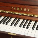 中古ピアノ ヤマハ(YAMAHA W107B) ローズウッドの外装が美しいヤマハの名機