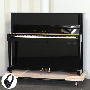 中古ピアノ カワイ(KAWAI K30ATⅡ) 2005年製造♪初心者や入門用に最適な消音付ピアノ