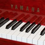 中古ピアノ ヤマハ(YAMAHA No.25) 華やかな木目♪象嵌装飾入りグランドピアノ