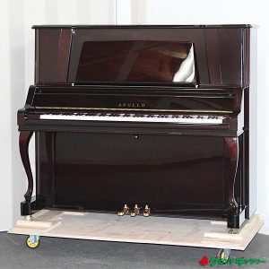 中古ピアノ アポロ(APOLLO SR565) グランドピアノの演奏性能に劣らない優雅な木目・猫脚ピアノ