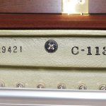 中古ピアノ カワイ(KAWAI C113N) 2012年製・新古品♪カワイ特約店モデル