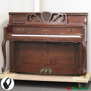 中古ピアノ カワイ(KAWAI KL62KF AT) 人気の家具調ピアノ！純正消音機能付！