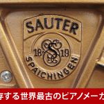 中古ピアノ ザウター(SAUTER 122 Domino) 世界最古の歴史を持つドイツのブランド「SAUTER（ザウター）」