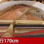 中古ピアノ エテルナ(ETERNA G430) ホワイト再塗装済♪ヤマハ製造のグランドピアノ