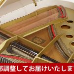 中古ピアノ ヤマハ(YAMAHA G5E) 外装再塗装・内部パーツ新品交換済み♪5型ホワイトグランド