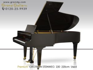 中古ピアノ グロトリアン・シュタインヴェーク(GROTRIAN STEINWEG 220) 人が歌うようなと形容される音色「シンギングトーン」