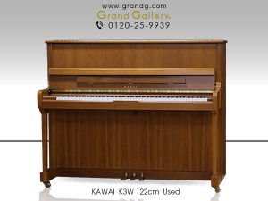 中古ピアノ カワイ(KAWAI K3) カワイKシリーズの木目調スマートモデル