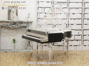 新品ピアノ グランドギャラリー(GP-168 CRYSTAL) コンパクトサイズのクリスタルピアノ