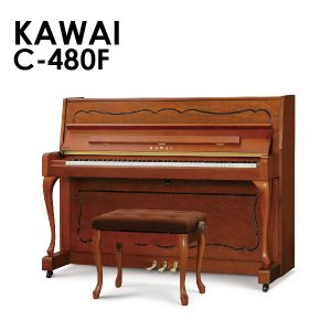 新品ピアノ カワイ(KAWAI C480F) 木目のぬくもりと優雅な音色に癒やされて。