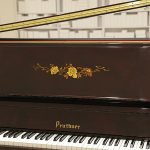 中古ピアノ プルツナー(PRUTHNER MPY505) 美しい象嵌装飾♪貴重な国産ハンドメイドピアノ