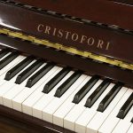 中古ピアノ クリストフォリ(CRISTOFORI　CR121M) お買い得！上品な木目・猫脚ピアノ