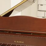 中古ピアノ カワイ(KAWAI KG2EF) 目で耳で楽しむ。木目調のグランドピアノ
