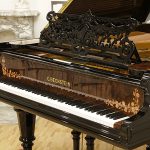 中古ピアノ ベヒシュタイン(C.BECHSTEIN IV) 象嵌装飾　ピアノの域を超えた芸術品