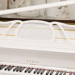 中古ピアノ カワイ(KAWAI KL51KF) 家具調のお洒落な白いピアノ