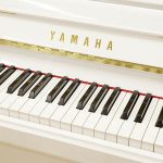 中古ピアノ ヤマハ(YAMAHA b121) 人気のbシリーズ　 白いピアノ