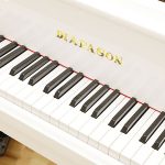 中古ピアノ ディアパソン（DIAPASON 170E）コストパフォーマンスの高い白いグランドピアノ