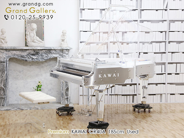 カワイクリスタルピアノ　中古 (KAWAI CR40A) 2015年製！人々を魅了するクリスタルピアノ