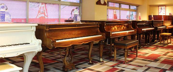 グランドギャラリーのピアノが選ばれる6つのポイント-東京ショールーム