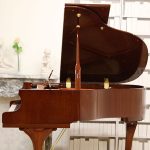 中古ピアノ ウェンドル＆ラング(WENDL&LUNG AG151CW) 木目・猫脚・小型グランドピアノ