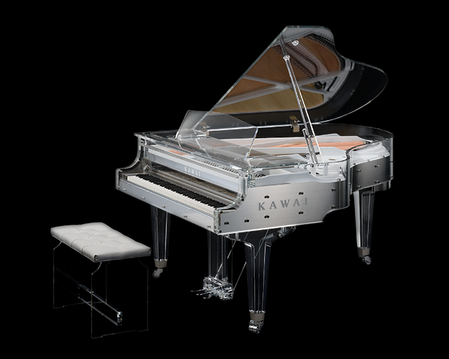 カワイ クリスタルグランドピアノがモデルチェンジ『CR-45』 新発売